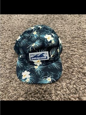 patagonia board short label fun fairer  hat